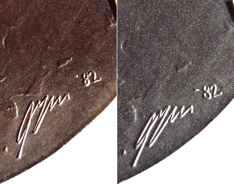 Schacholympiade Luzern 1982 Vergleich Signaturen